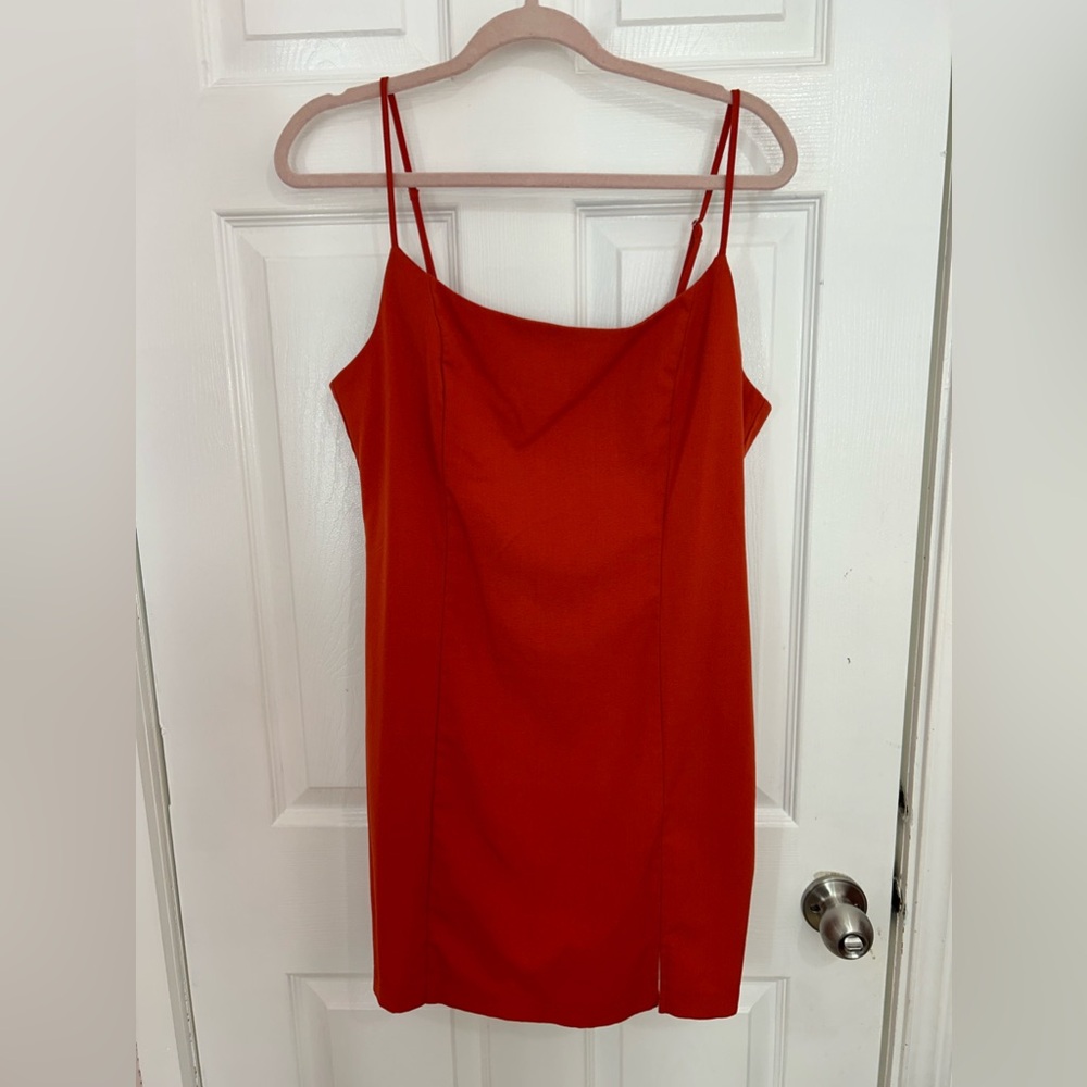 Red dress
